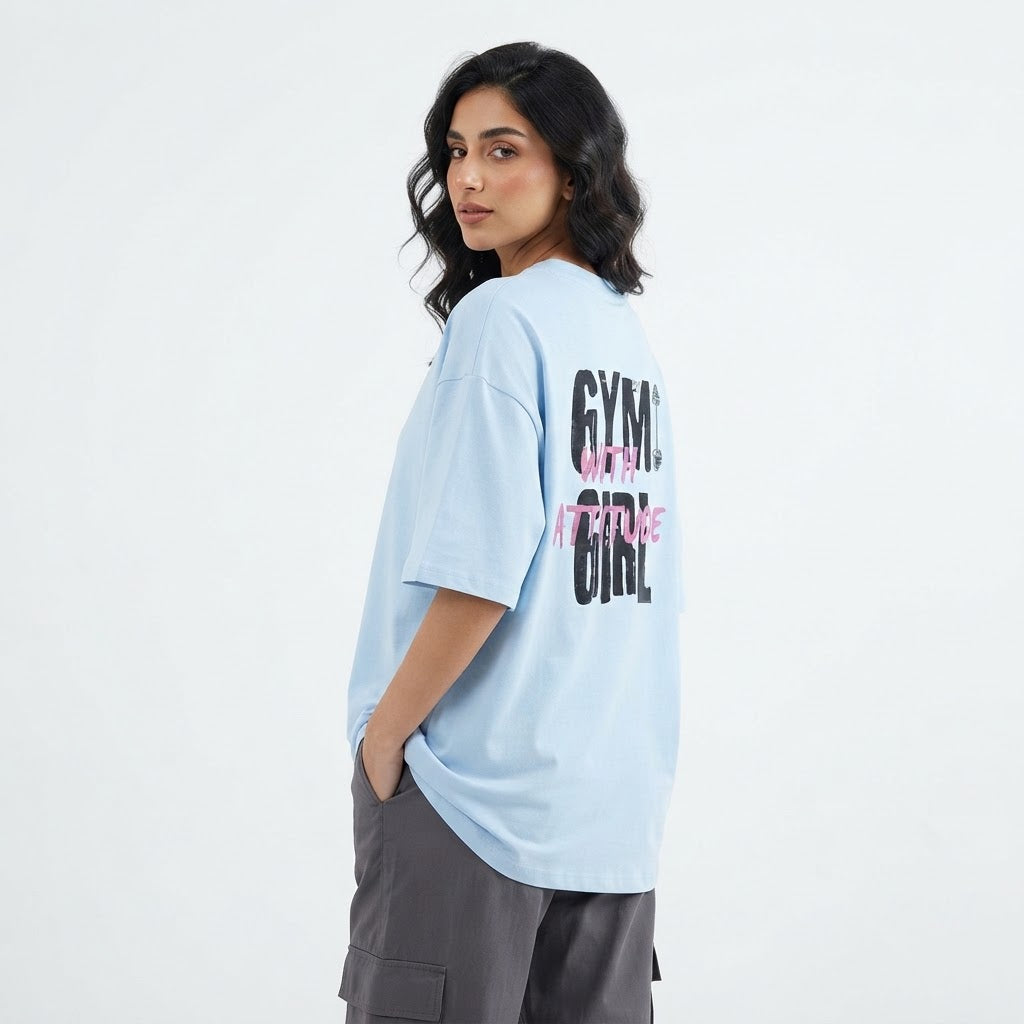 Gym Girl Custom Cotton T-Shirt