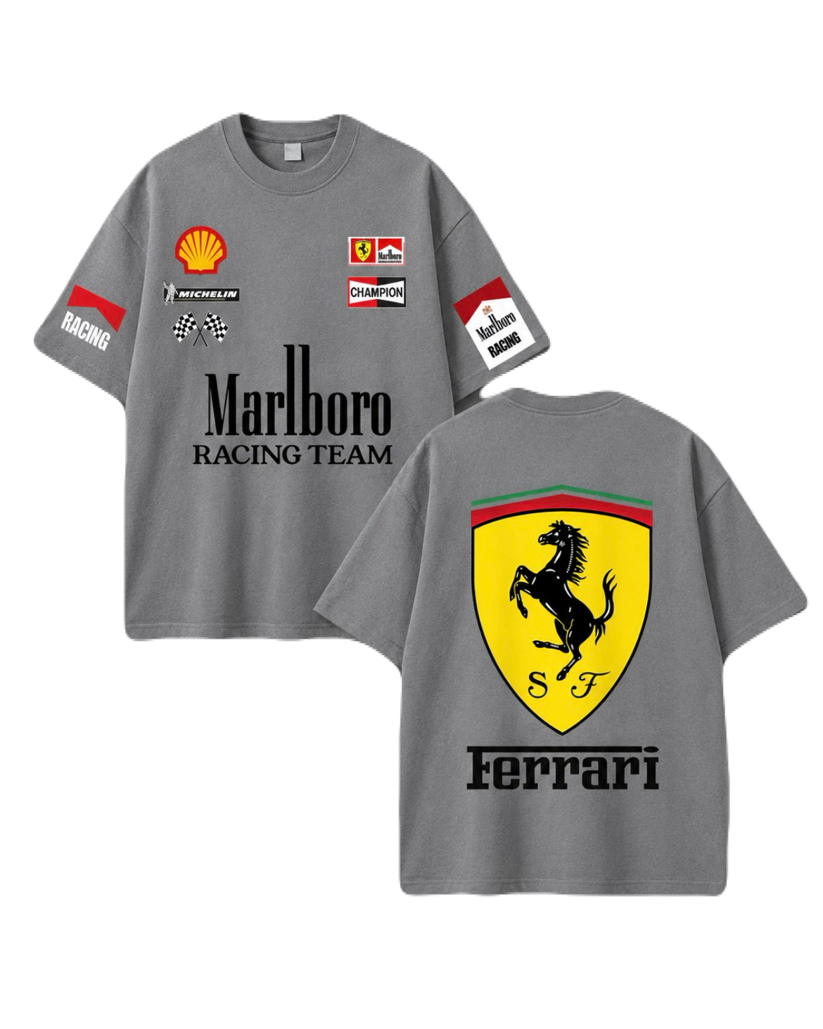 Vintage Racing Custom Cotton T-Shirt