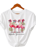 Flamingo Custom Cotton T-Shirt
