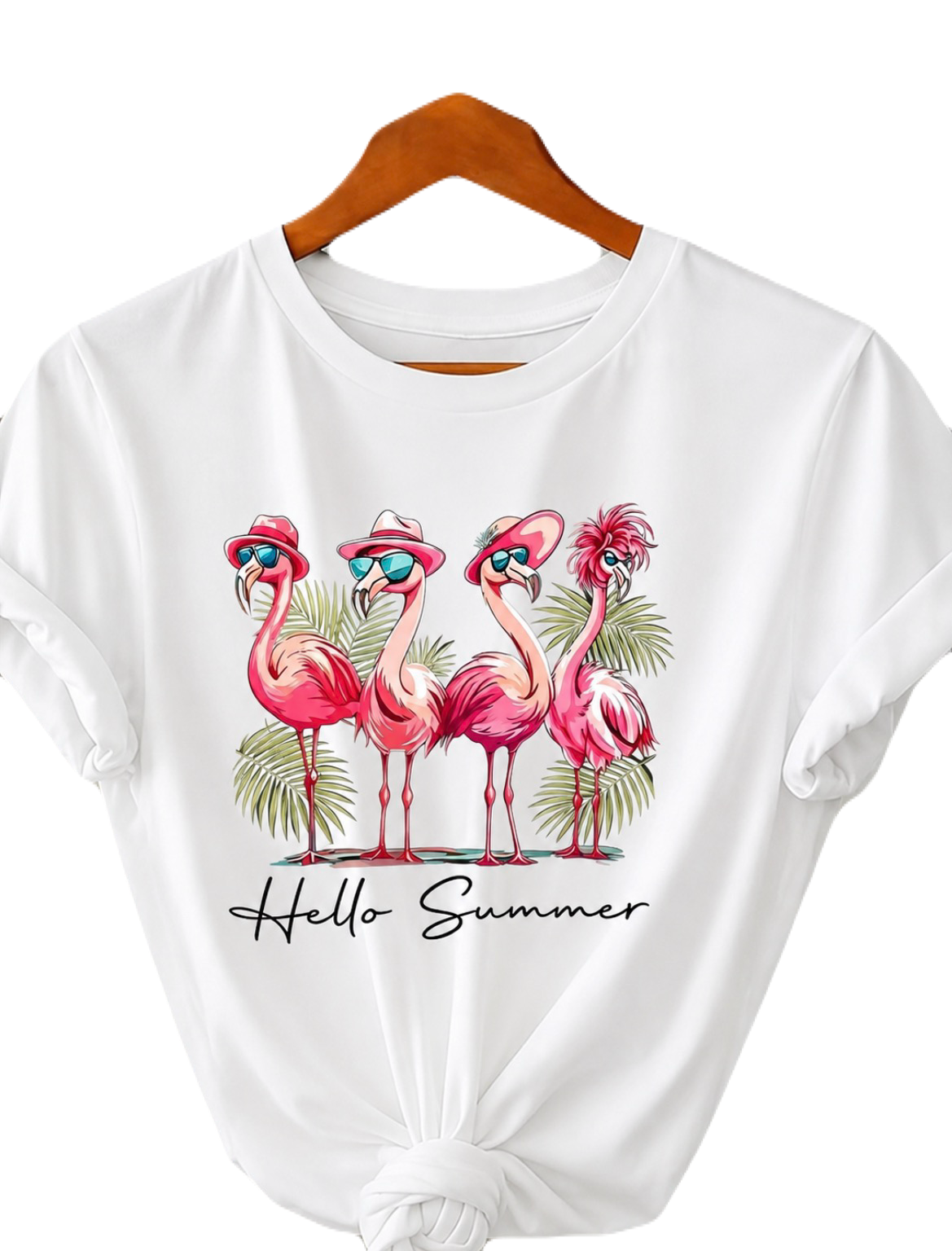 Flamingo Custom Cotton T-Shirt