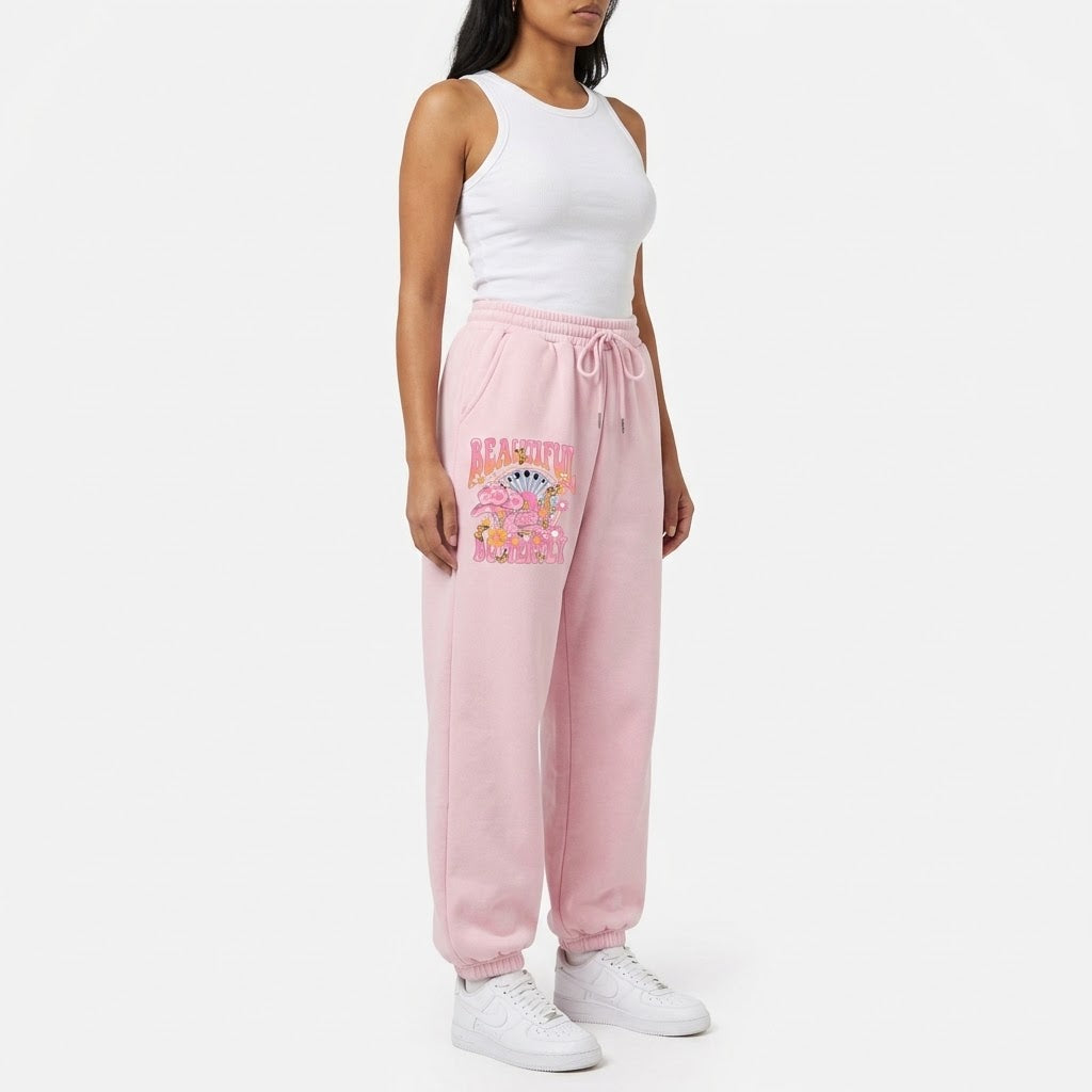 Butterfly Fleece Sweatpants