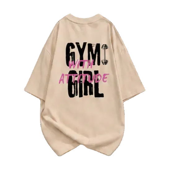 Gym Girl Custom Cotton T-Shirt