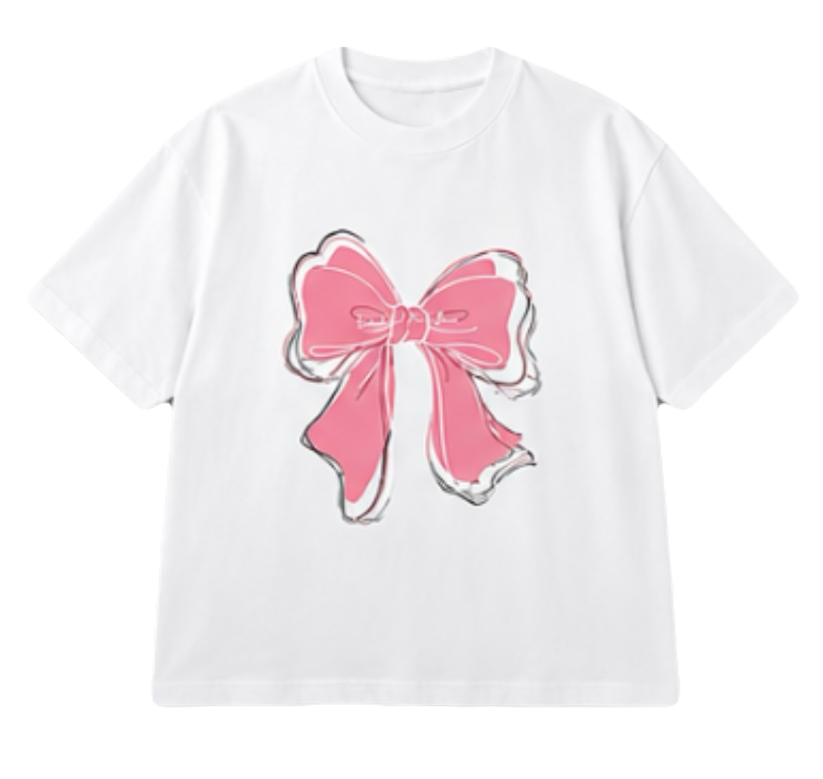Bow Tie Custom Cotton T-Shirt