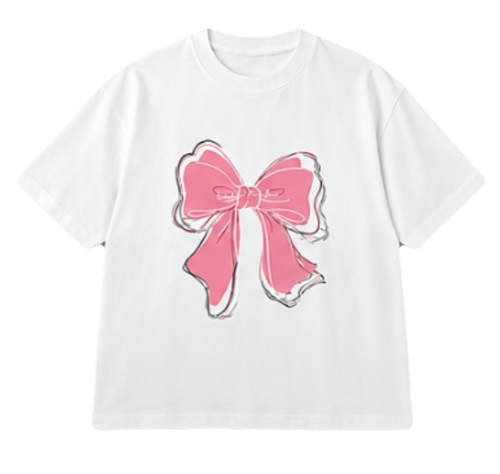 Bow Tie Custom Cotton T-Shirt