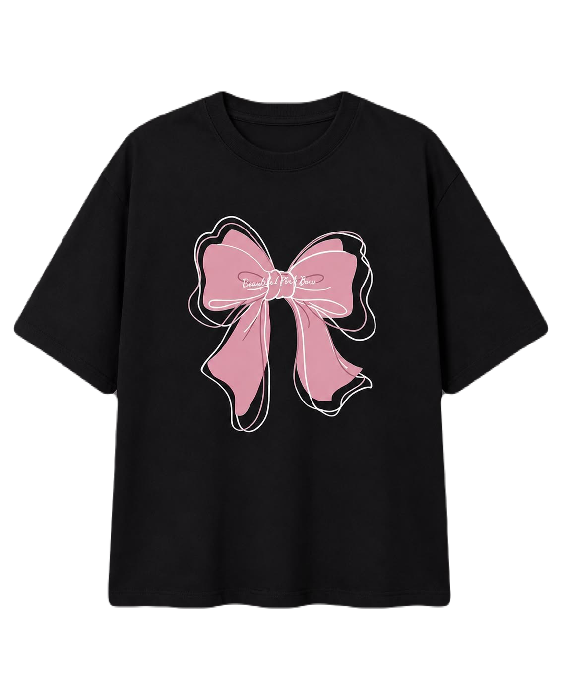 Bow Tie Custom Cotton T-Shirt