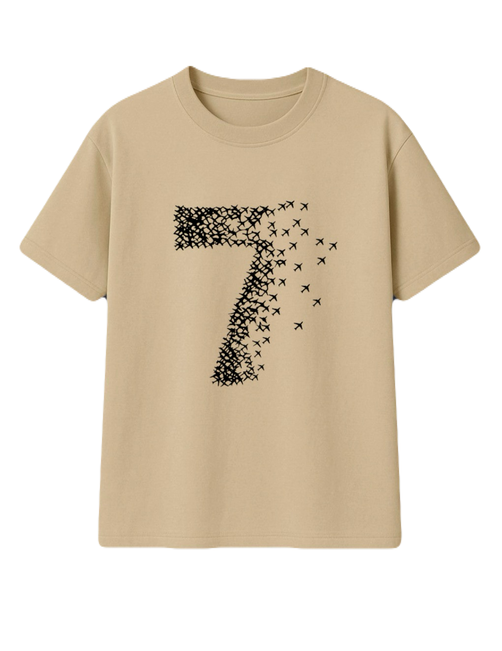 Airplane Custom Cotton T-Shirt