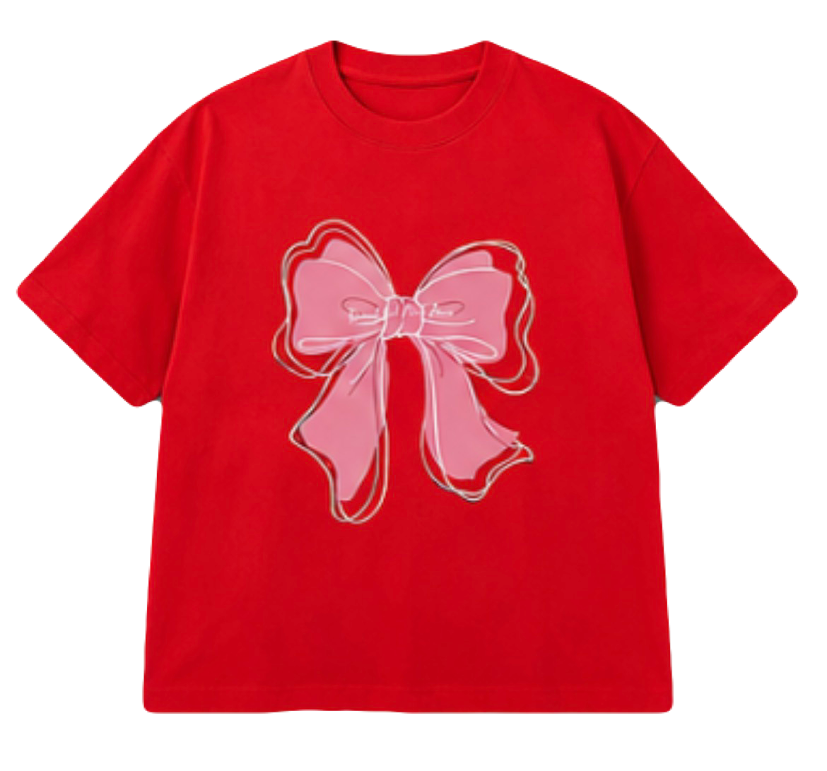 Bow Tie Custom Cotton T-Shirt
