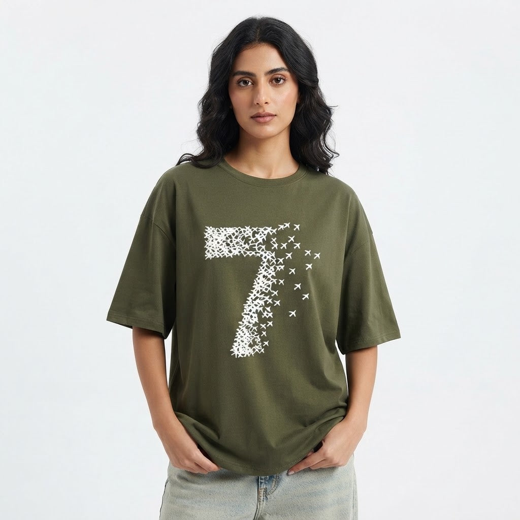 Airplane Custom Cotton T-Shirt