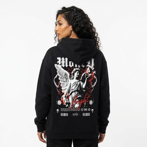 Black Angel Graphic Hoodie
