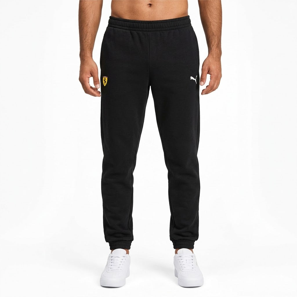 Motorsport Logo Black Jogger Pants