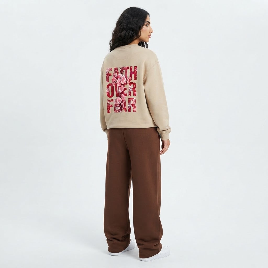 Wide-leg Sweatpants Sweater Set