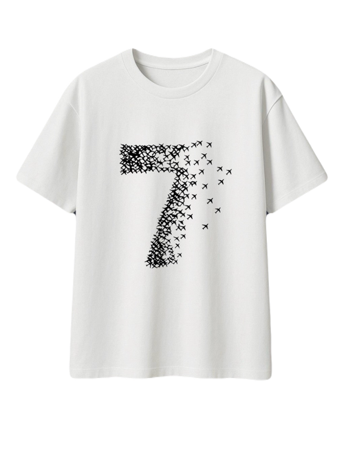 Airplane Custom Cotton T-Shirt
