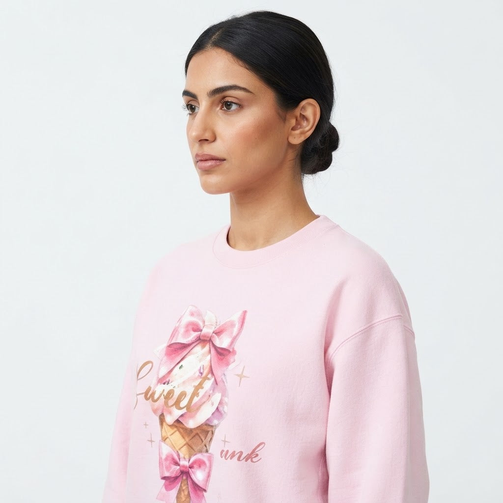 Ice-Cream Fleece Sweater