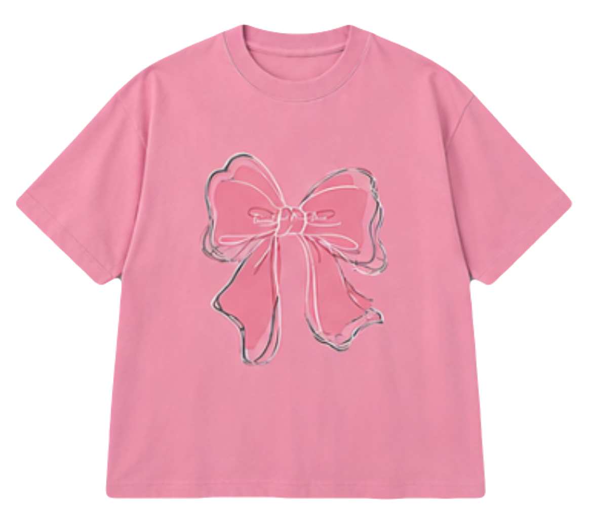 Bow Tie Custom Cotton T-Shirt