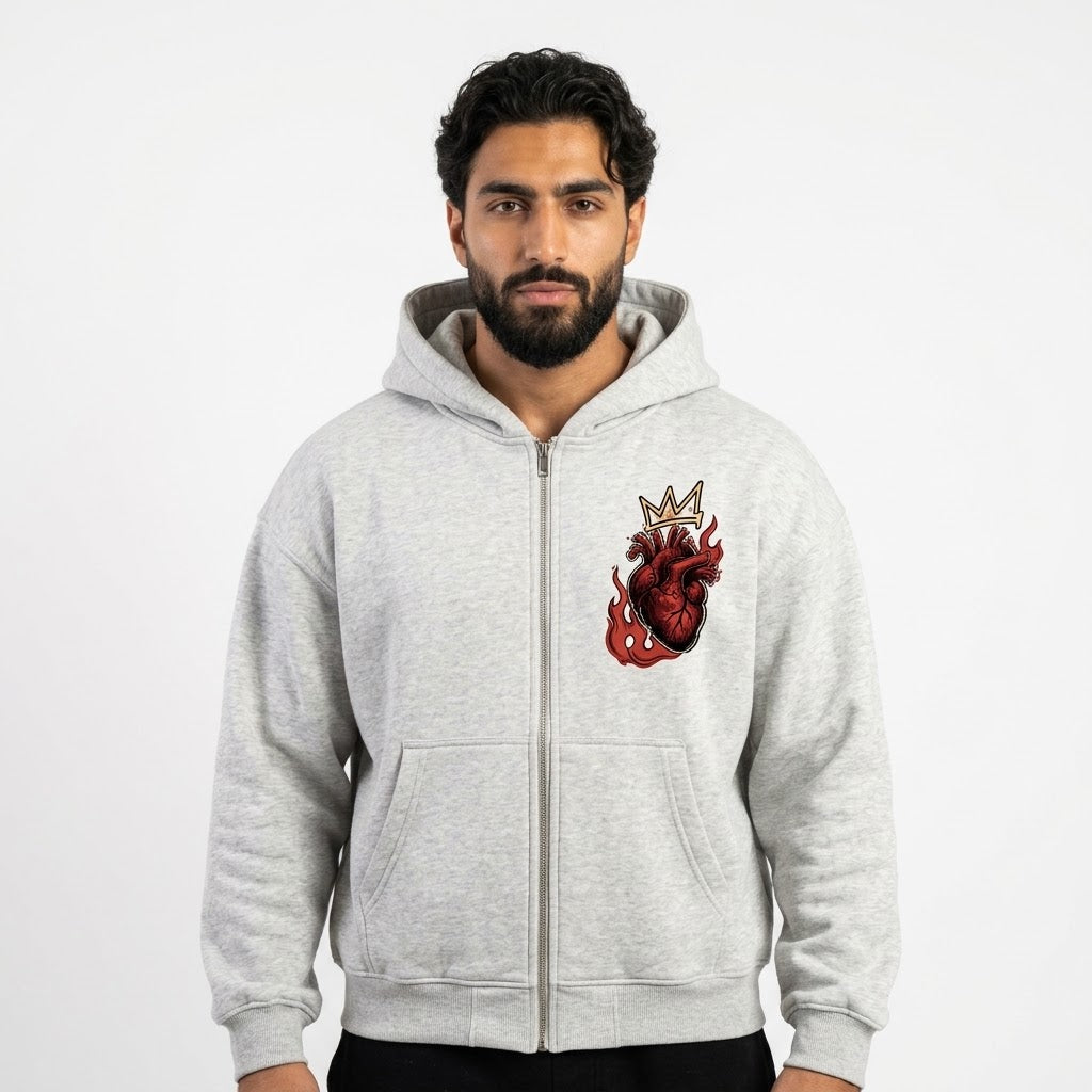 Built Different Zip-Up Hoodie