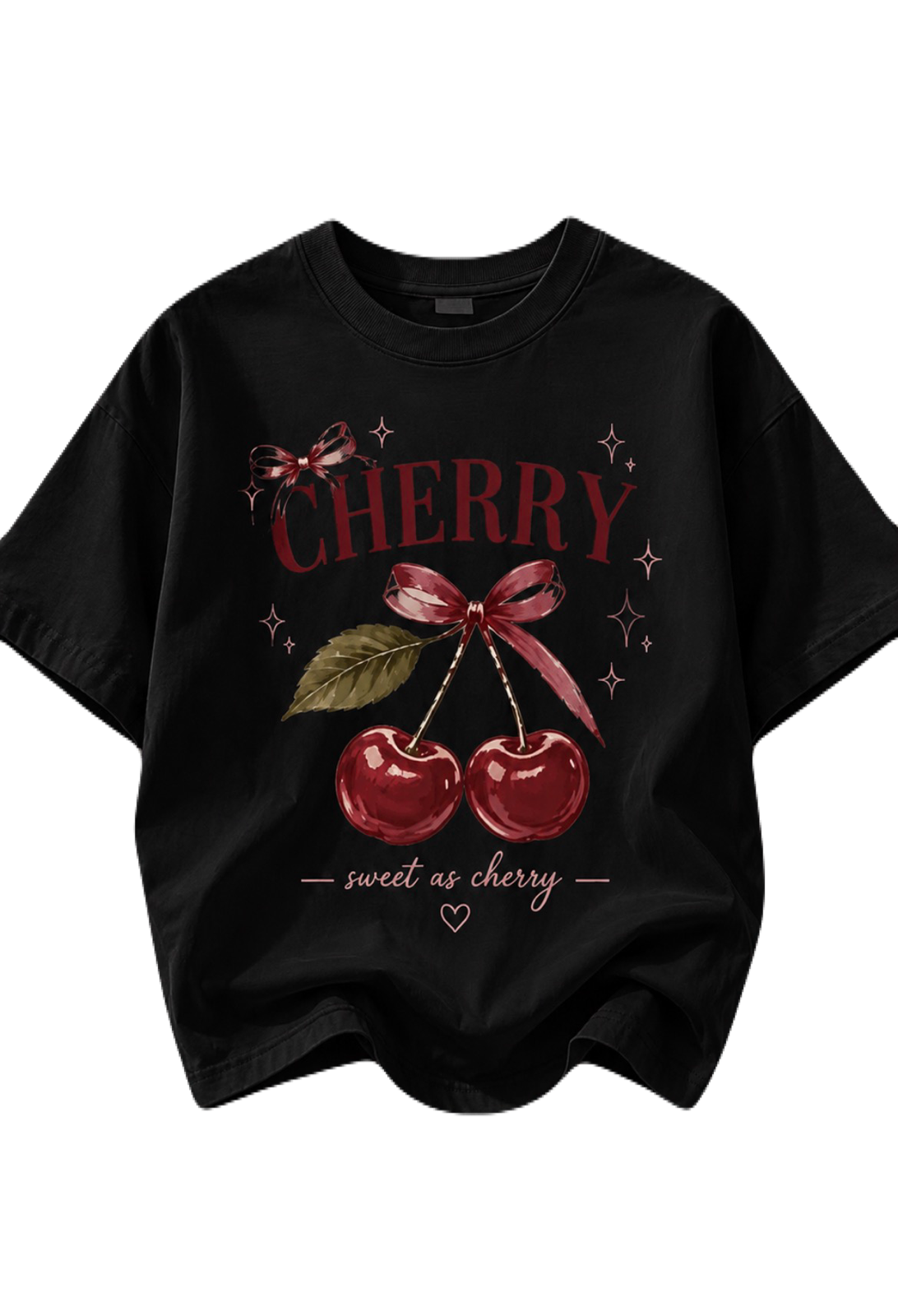 Cherry Custom Cotton T-Shirt