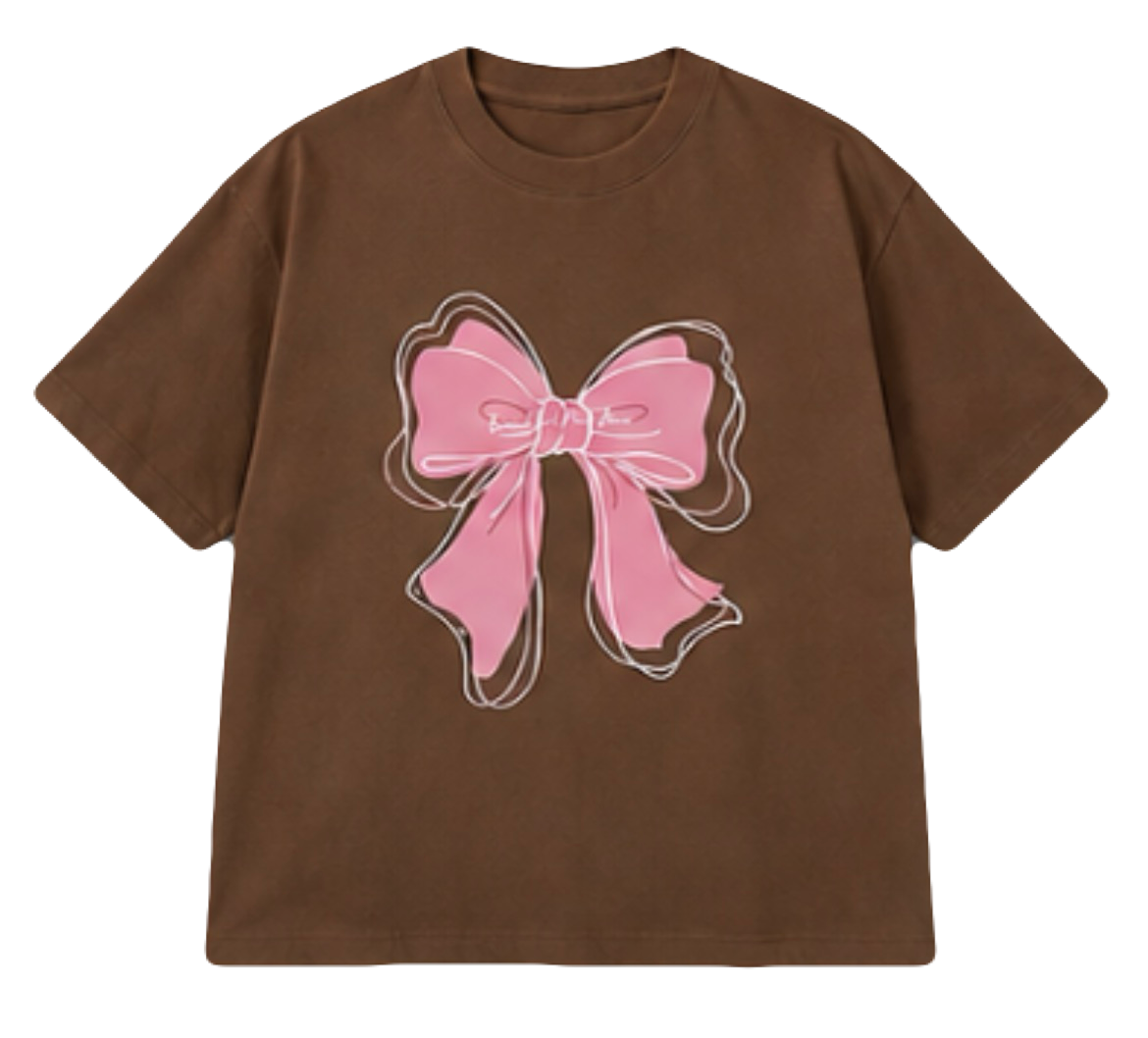 Bow Tie Custom Cotton T-Shirt