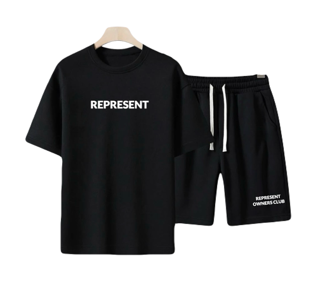 Represent Owners Club Custom T-Shirt & Shorts Set