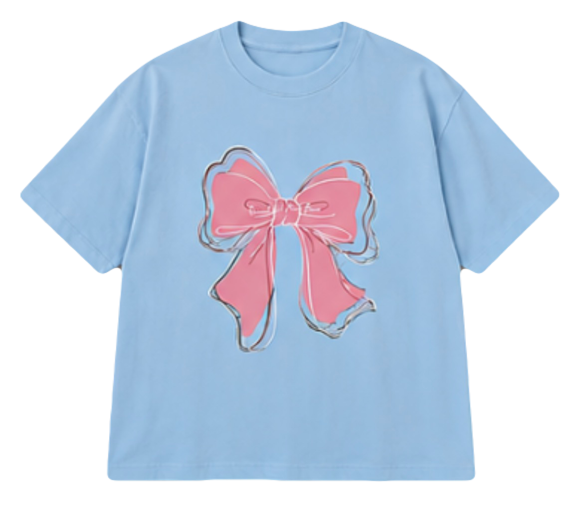 Bow Tie Custom Cotton T-Shirt