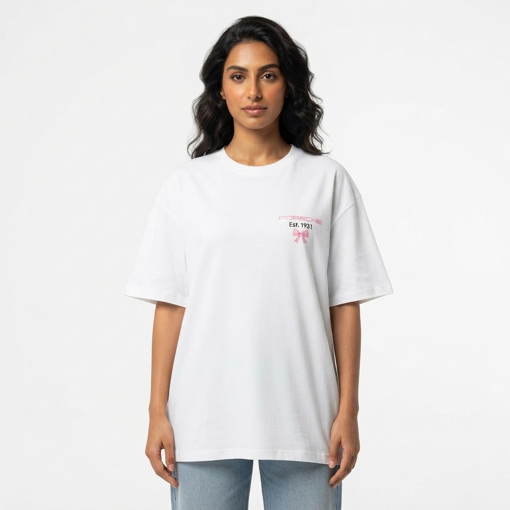 Custom Car Graphic Cotton T-Shirt