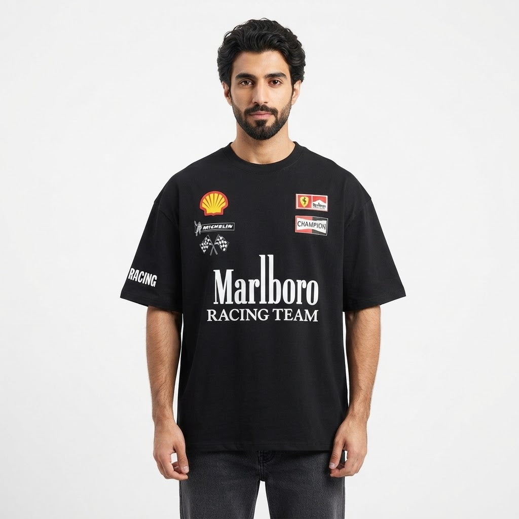 Vintage Racing Custom Cotton T-Shirt