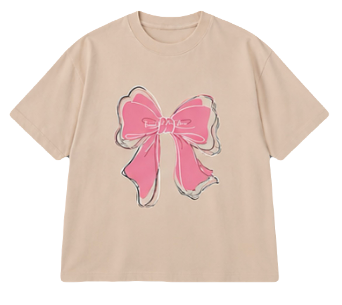 Bow Tie Custom Cotton T-Shirt