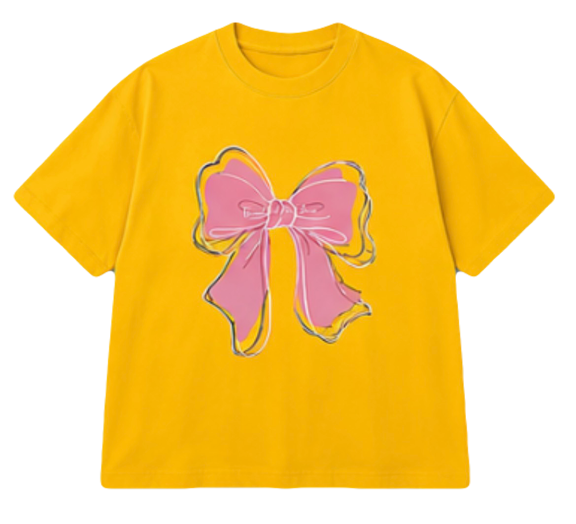 Bow Tie Custom Cotton T-Shirt