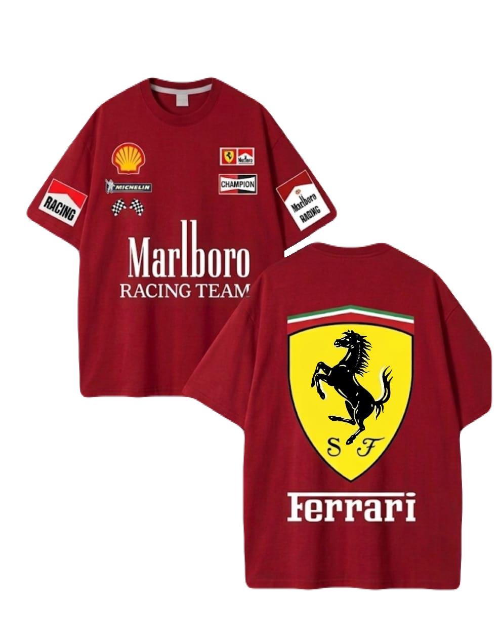 Vintage Racing Custom Cotton T-Shirt