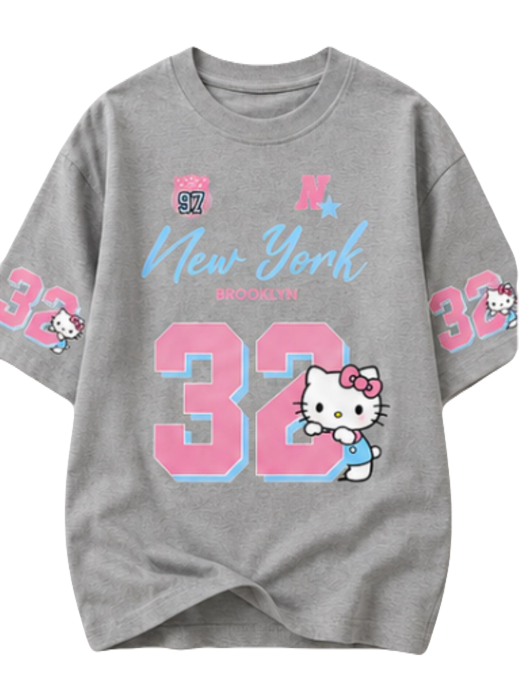 Playful City Cat Custom Cotton T-Shirt