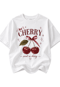 Cherry Custom Cotton T-Shirt