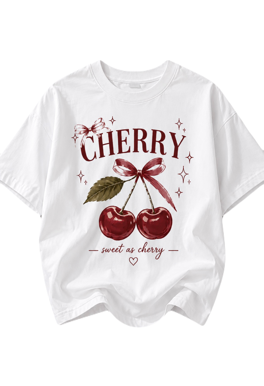Cherry Custom Cotton T-Shirt