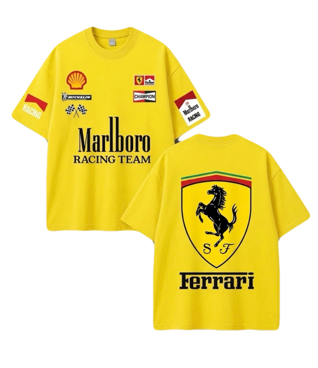 Vintage Racing Custom Cotton T-Shirt