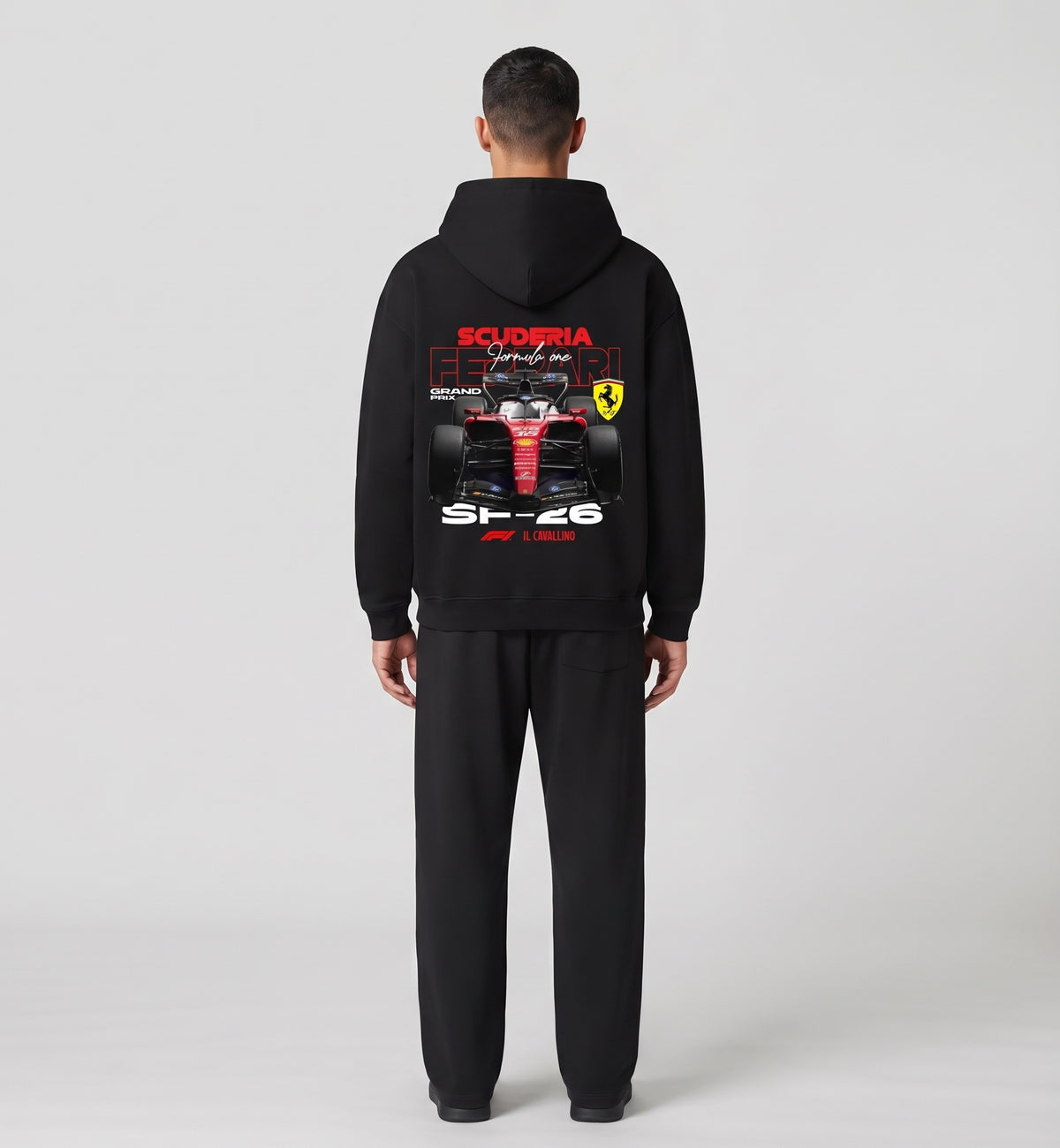 Motorsport Graphic T-Shirt, Hoodie & Sweatpants Set