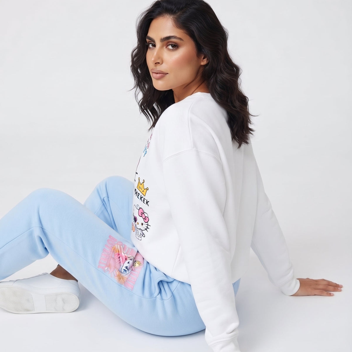 Cat & Butterfly Fleece Lounge Set