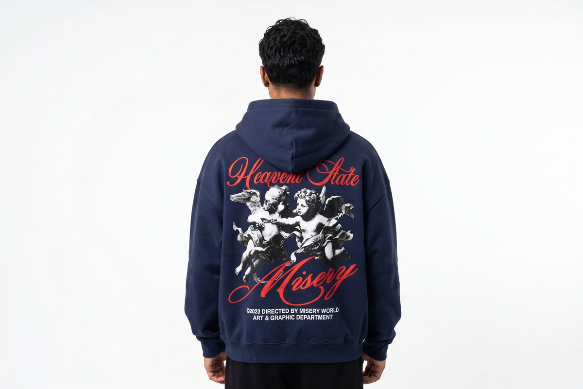 Cherub Misery Graphic Zip Hoodie
