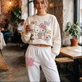 Cat & Butterfly Fleece Lounge Set