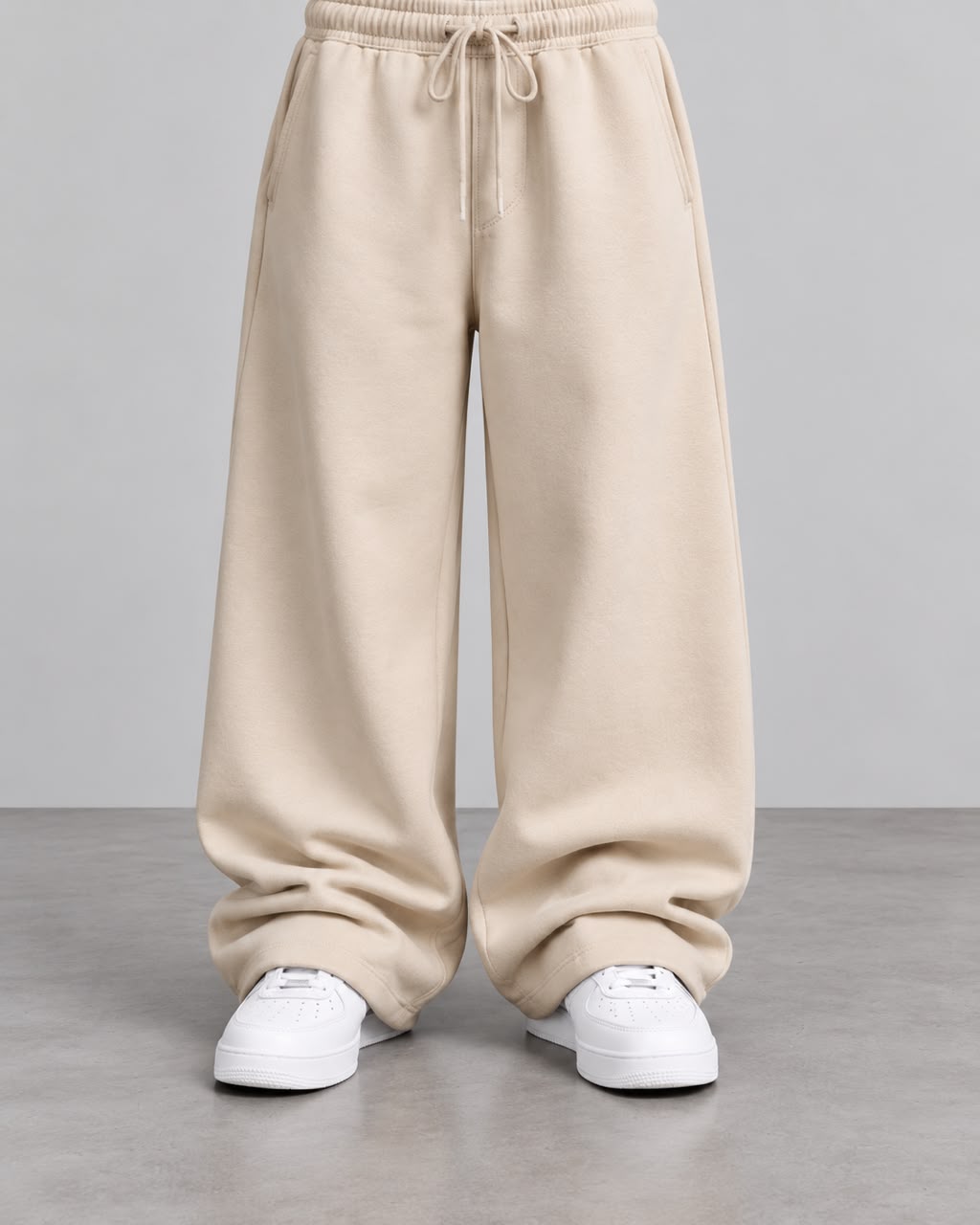 Wide-leg Sweatpants Hoodie Set