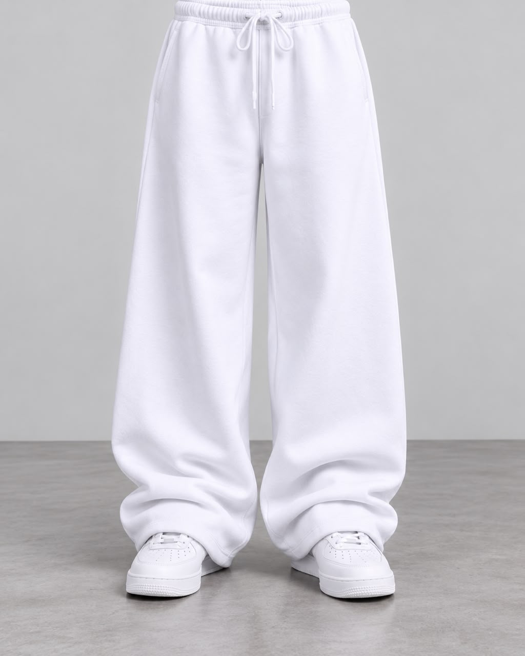 Wide-leg Sweatpants Hoodie Set