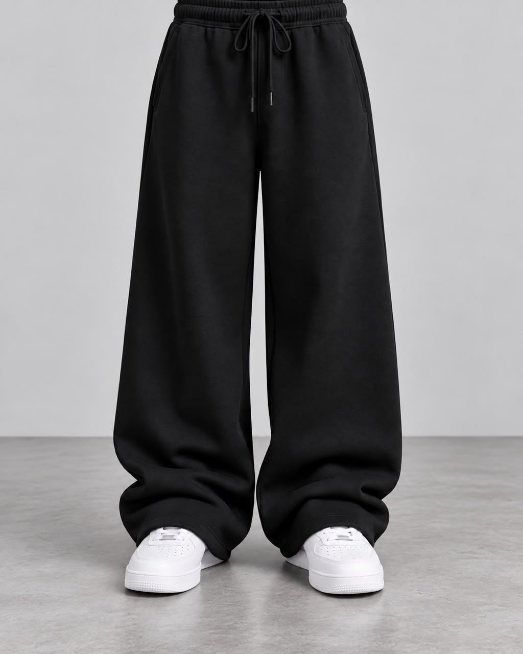 Wide-leg Sweatpants Hoodie Set