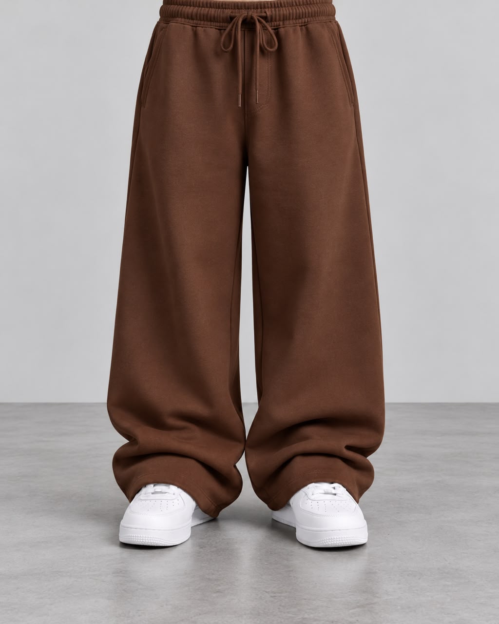 Wide-leg Sweatpants Hoodie Set