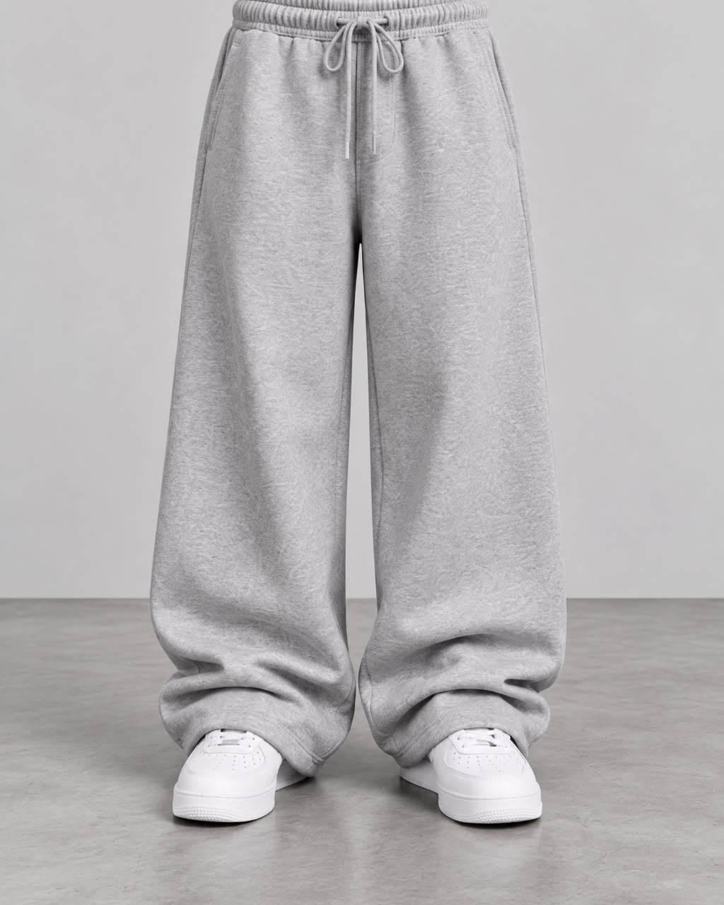 Wide-leg Sweatpants Hoodie Set
