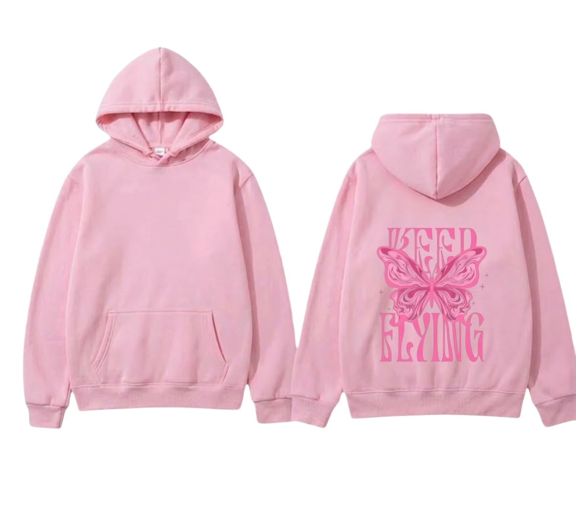 Keep Flying Butterfly Hoodie