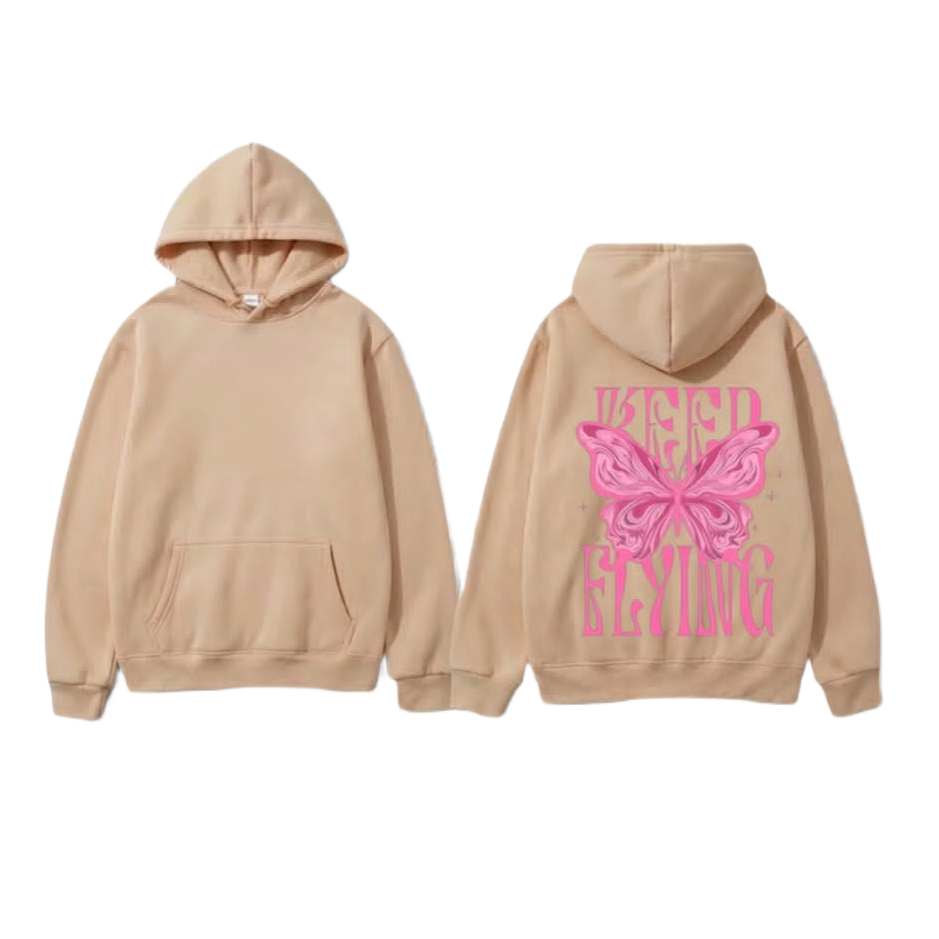Keep Flying Butterfly Hoodie