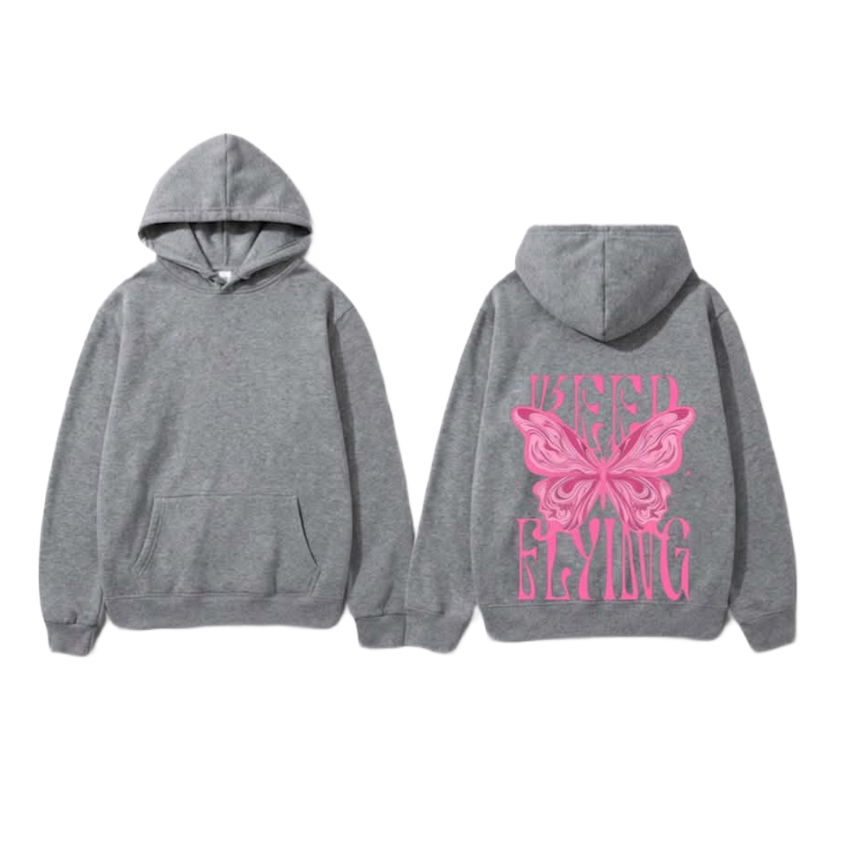 Keep Flying Butterfly Hoodie