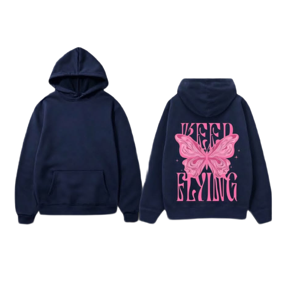 Keep Flying Butterfly Hoodie