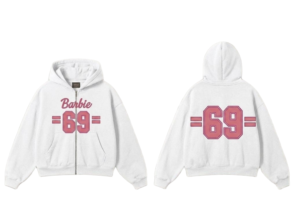 Y2K Graphic Zip-Up Hoodie