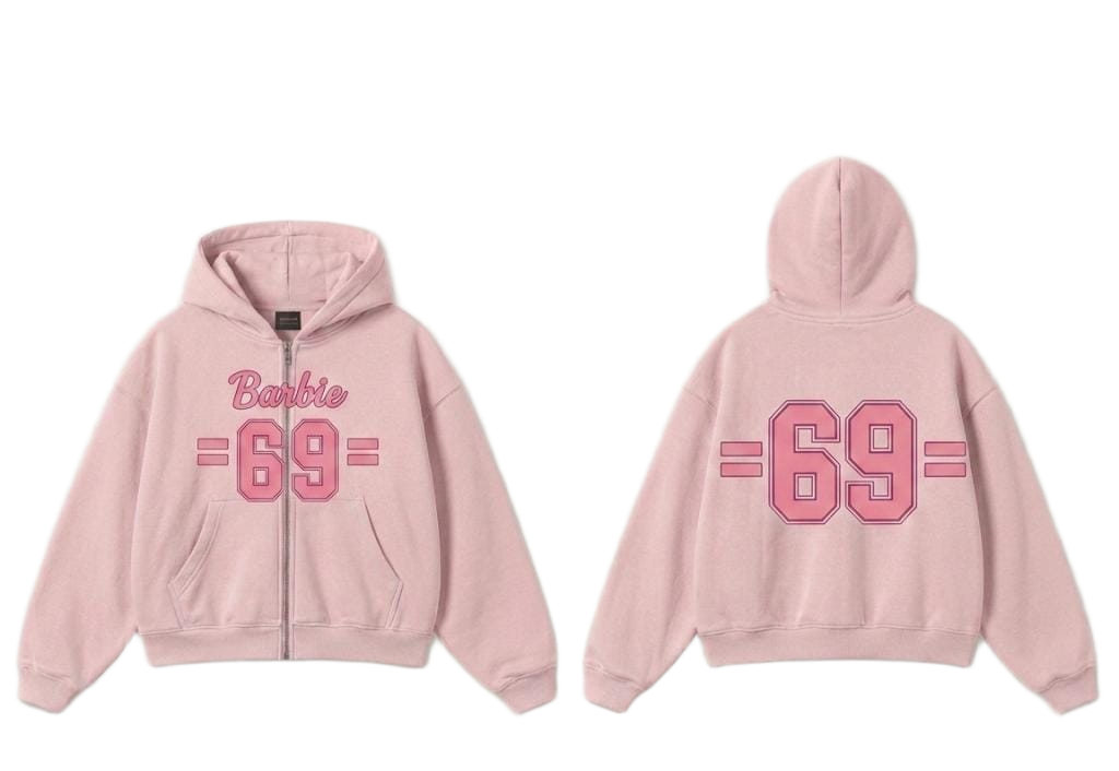 Y2K Graphic Zip-Up Hoodie
