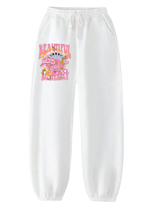 Butterfly Fleece Sweatpants
