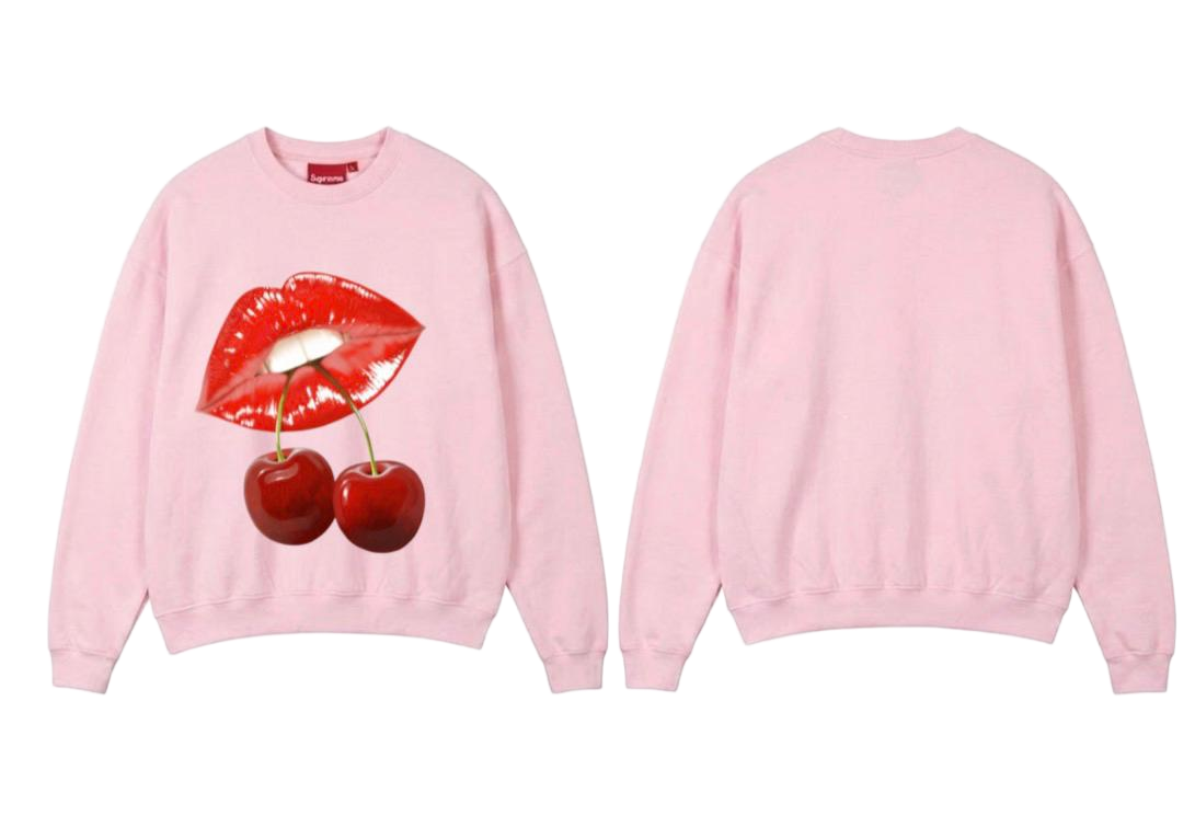 Cherry Lips Premium Fleece Sweater