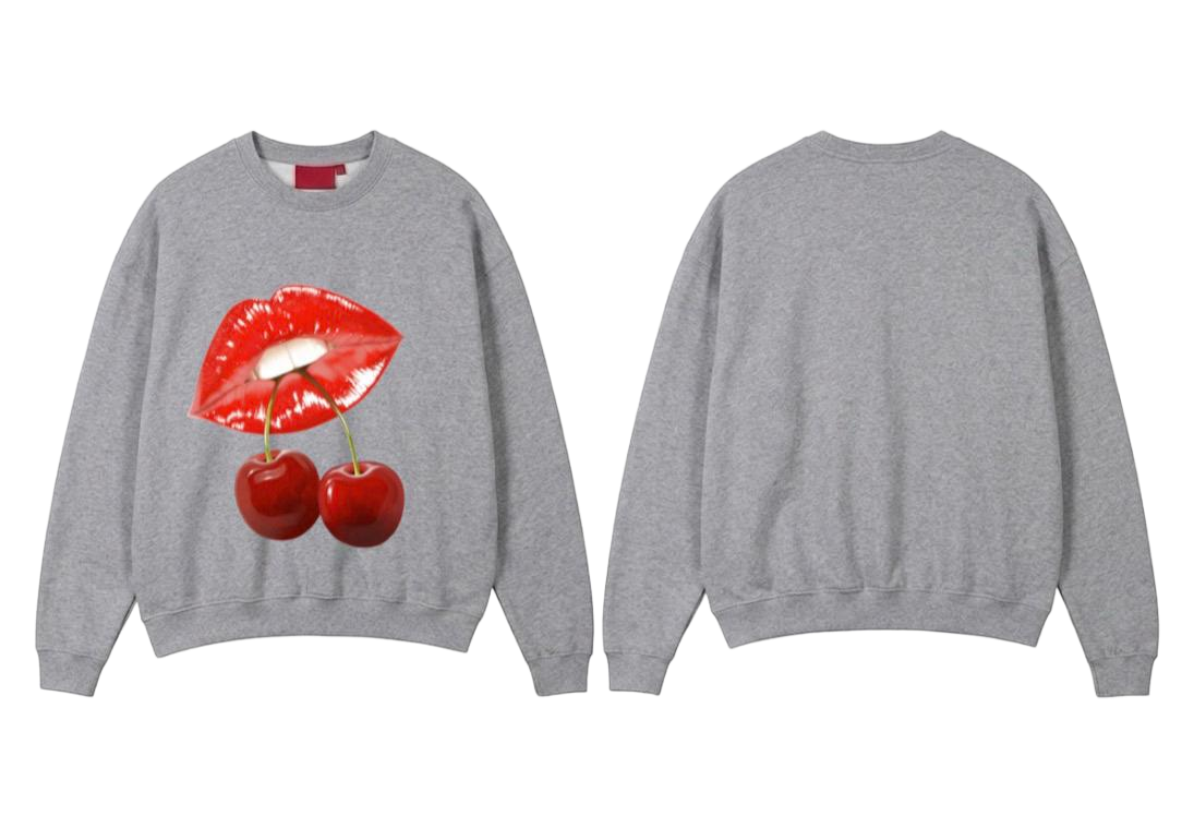 Cherry Lips Premium Fleece Sweater